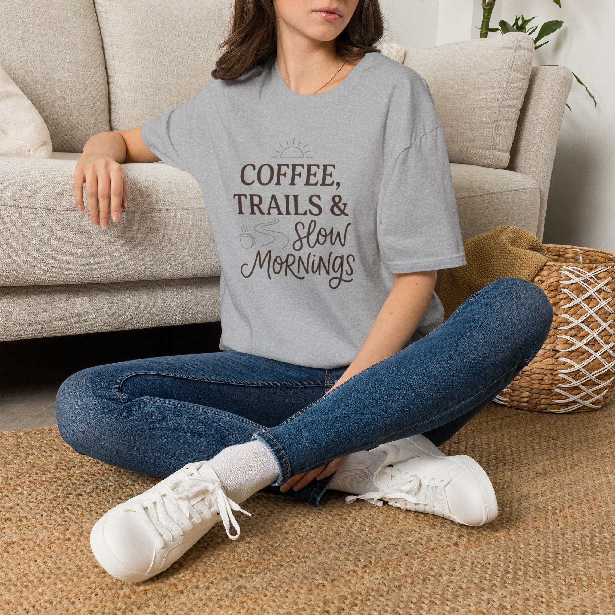 Coffee Trails and Slow Mornings T-Shirt