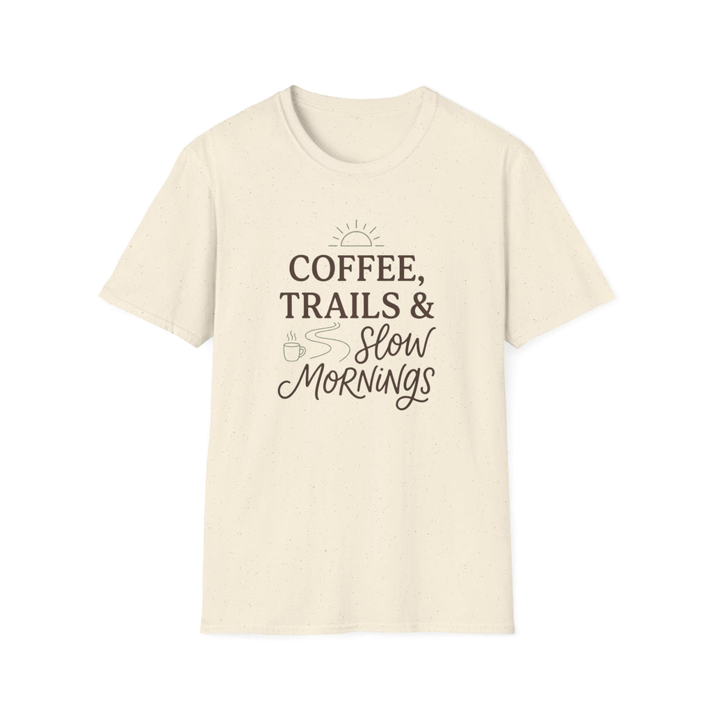 Coffee Trails and Slow Mornings T-Shirt