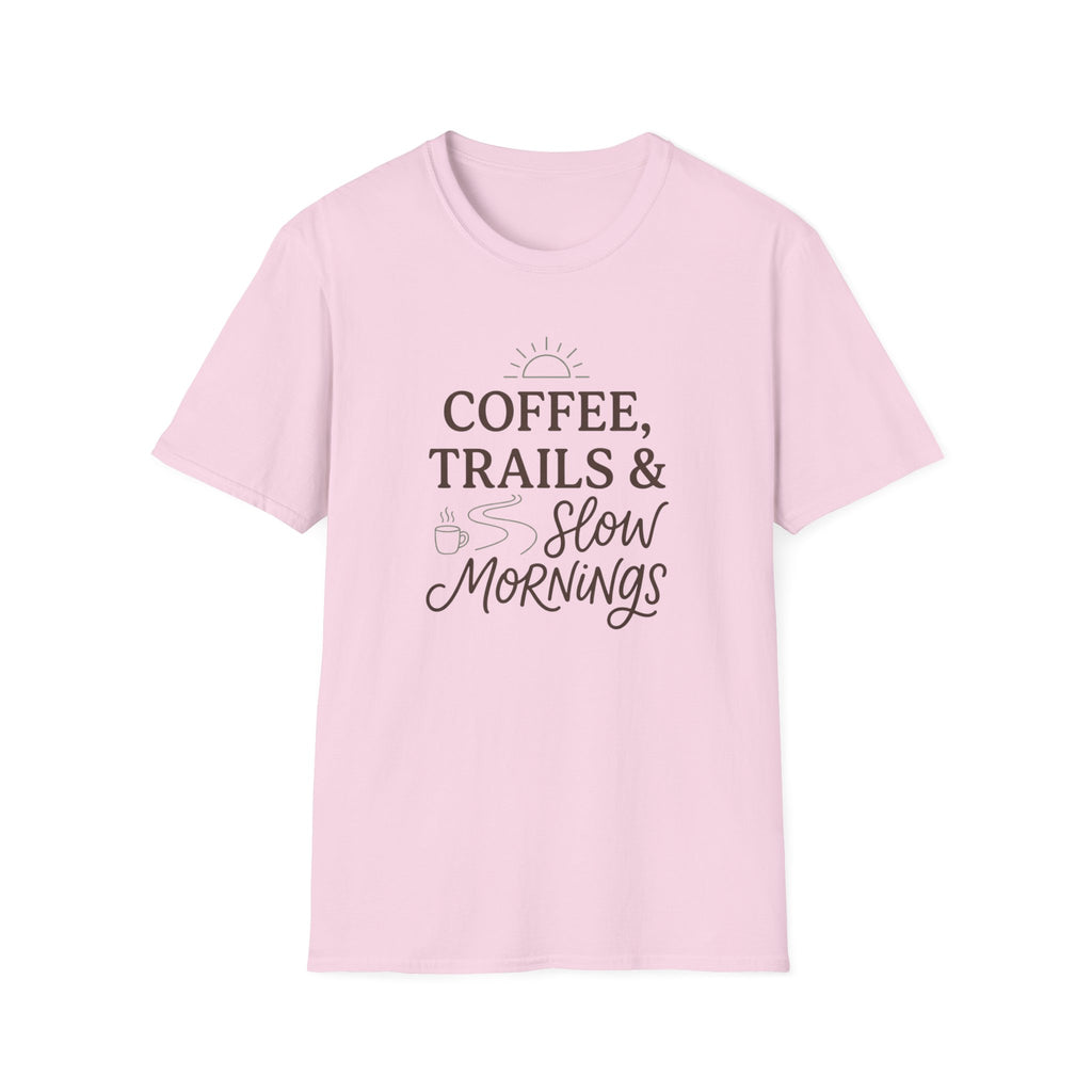 Coffee Trails and Slow Mornings T-Shirt