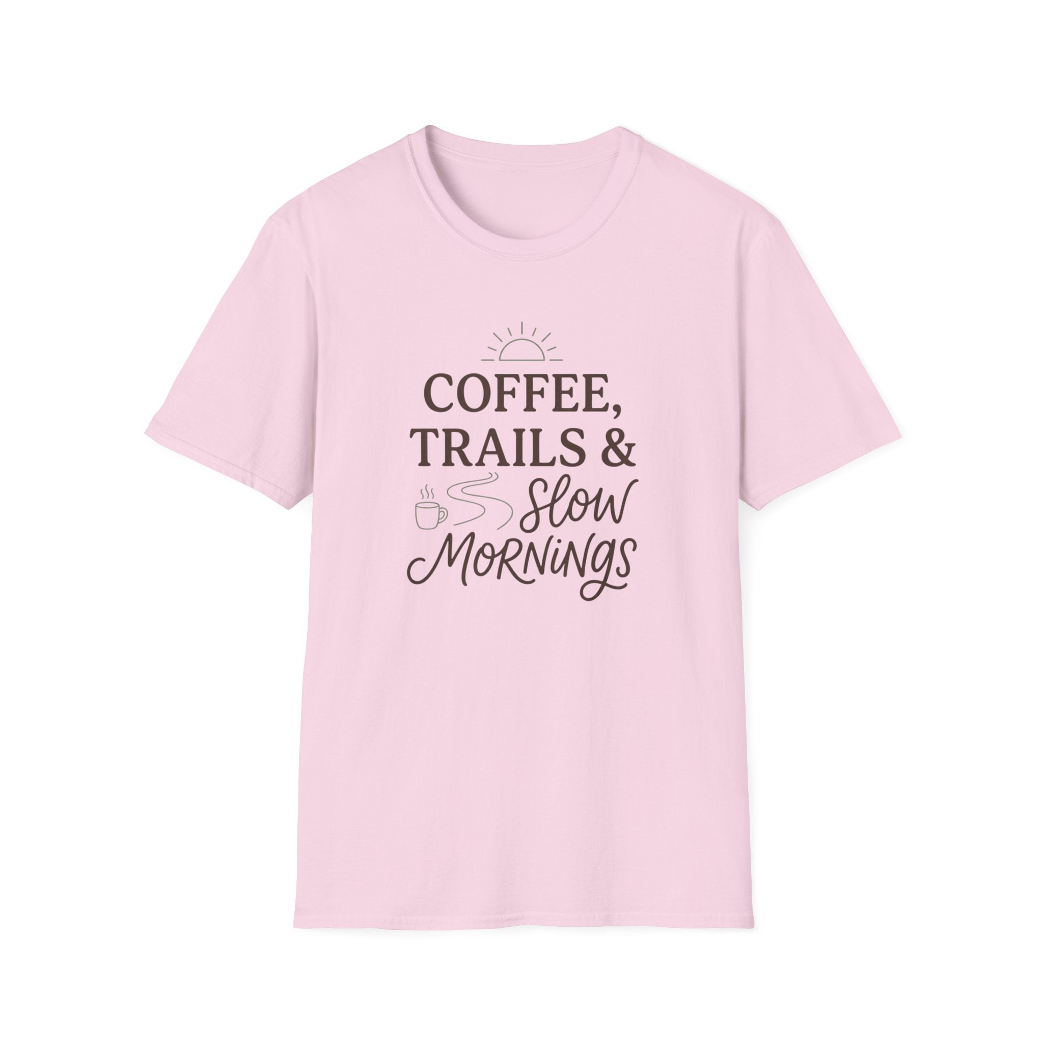 Coffee Trails and Slow Mornings T-Shirt