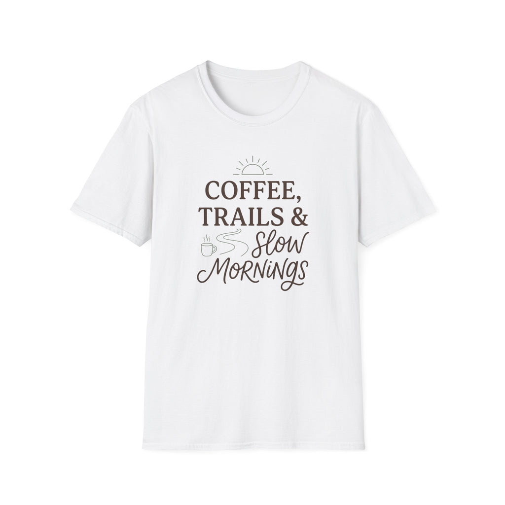 Coffee Trails and Slow Mornings T-Shirt
