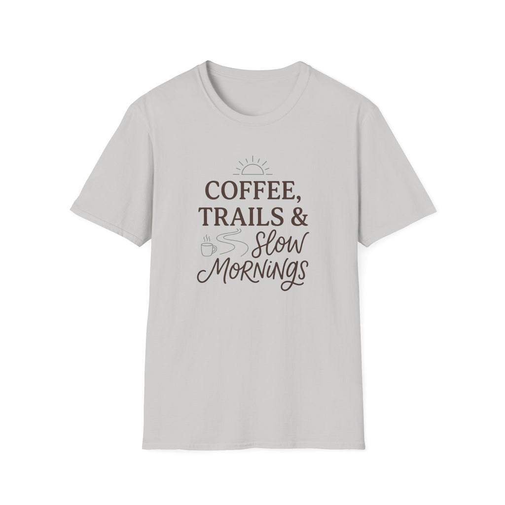 Coffee Trails and Slow Mornings T-Shirt