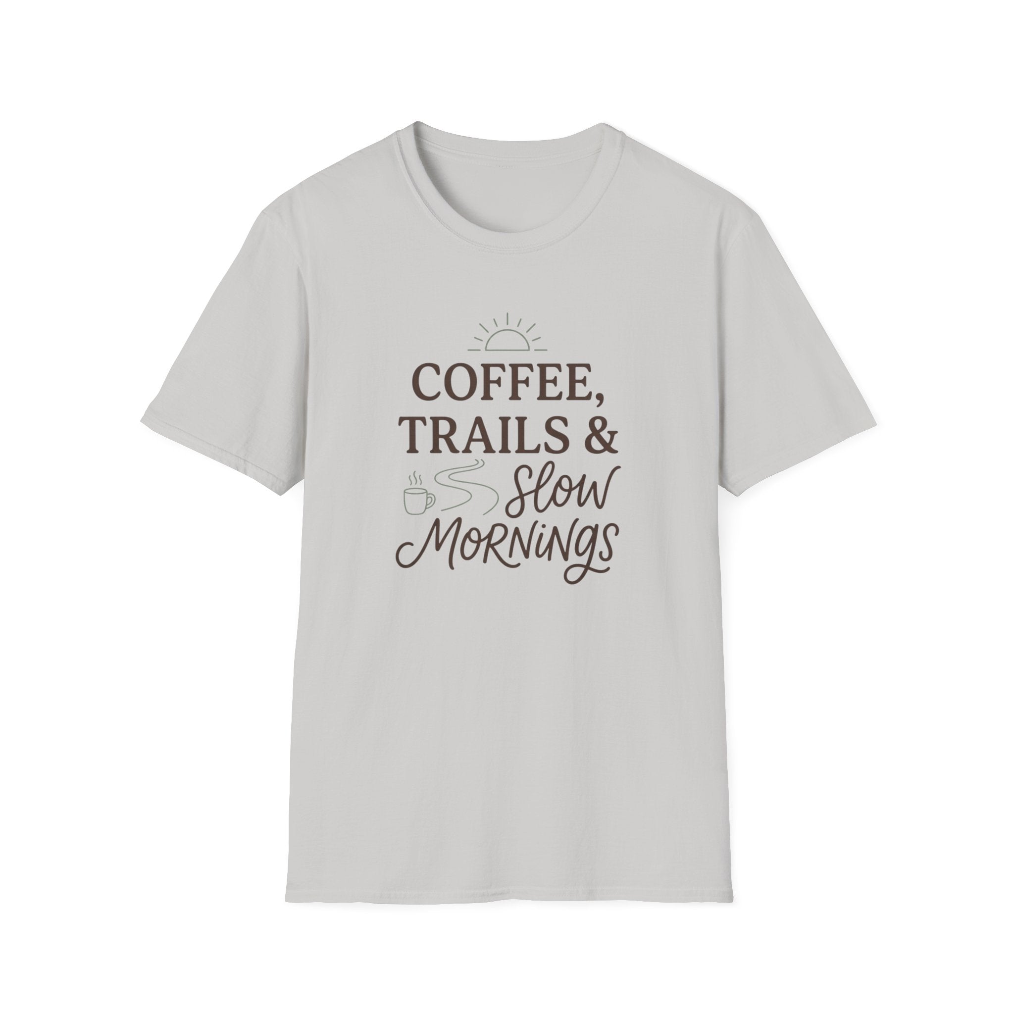 Coffee Trails and Slow Mornings T-Shirt