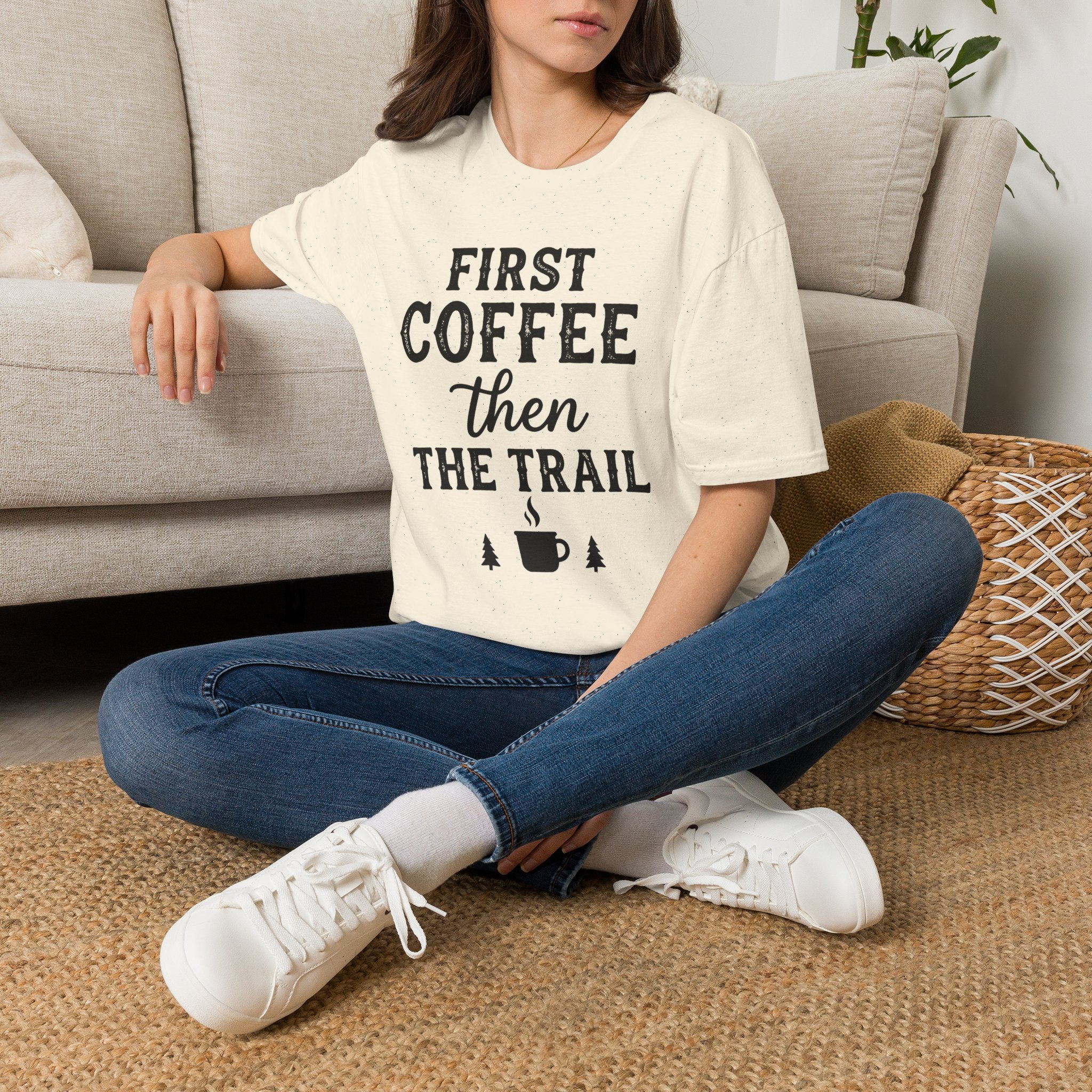 First Coffee then the Trail T-Shirt