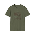Coffee Trails and Slow Mornings T-Shirt