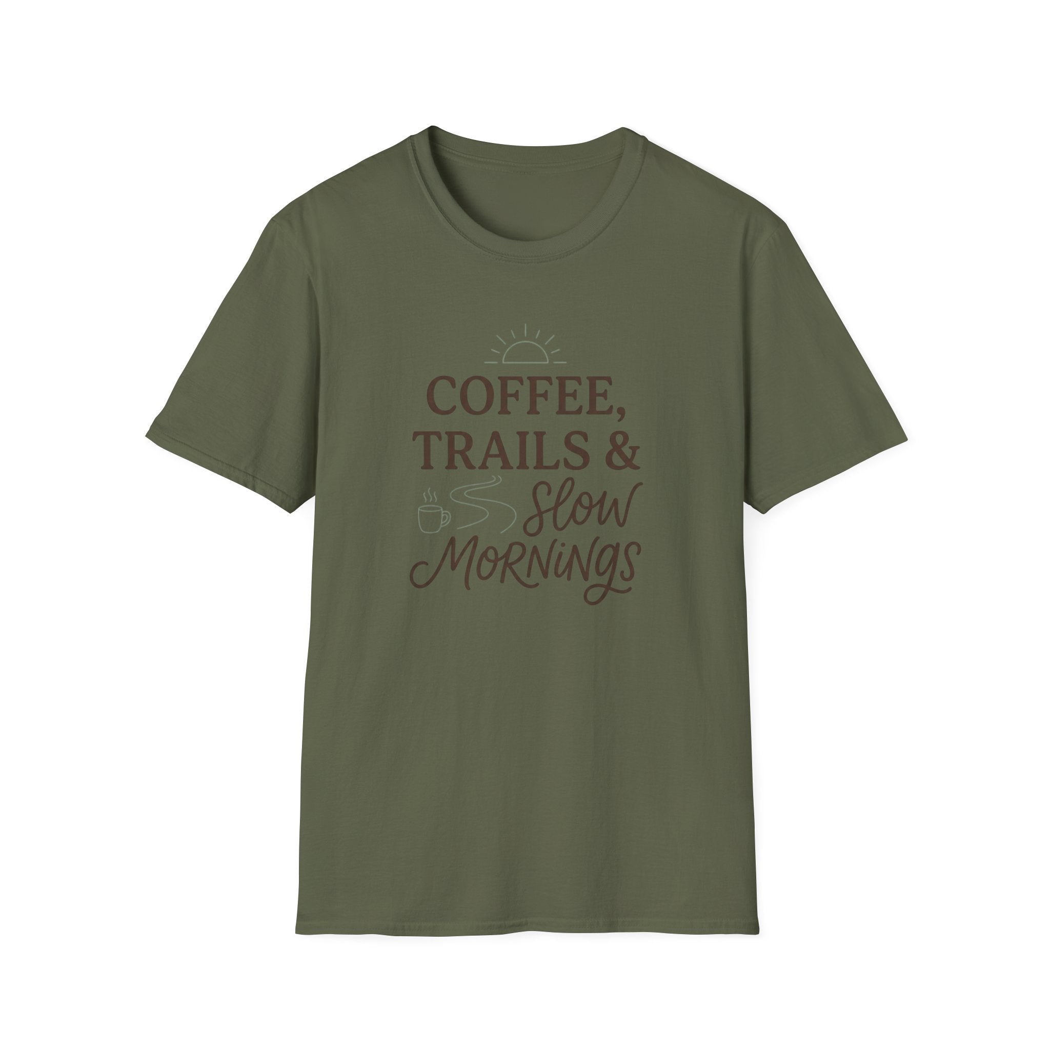 Coffee Trails and Slow Mornings T-Shirt